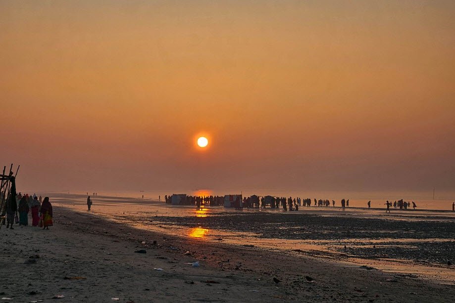 Gangasagar Sea Beach, , India
